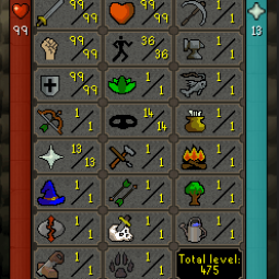 ザ・ダン |99 att、99 Str、99 def |Melee Best Account by the dang|合計475のレベル|13 QPの
 Z341 0